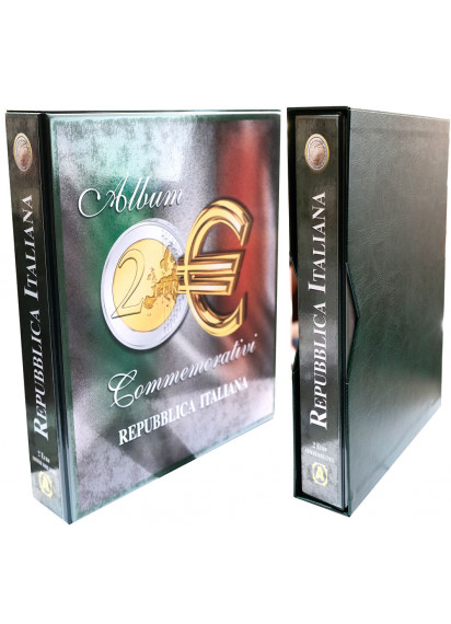 Album per 2 Euro Commemorativi Italiani Dal 2004 al 2022